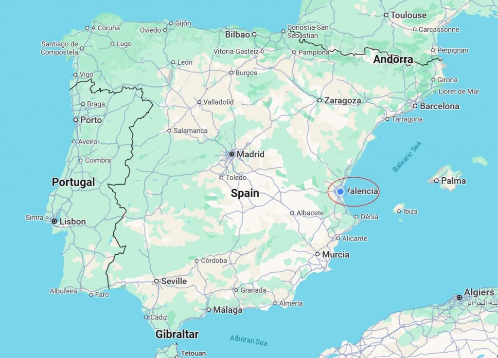 Valencia Map
